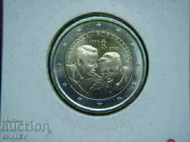 Auction 2 euro 2022 Italy "Falcone and Borcellino" (2) Italy 2 euro Auction 2 euro 2022 Italy "Falcone and Borcellino" (2) Italy 2 euro