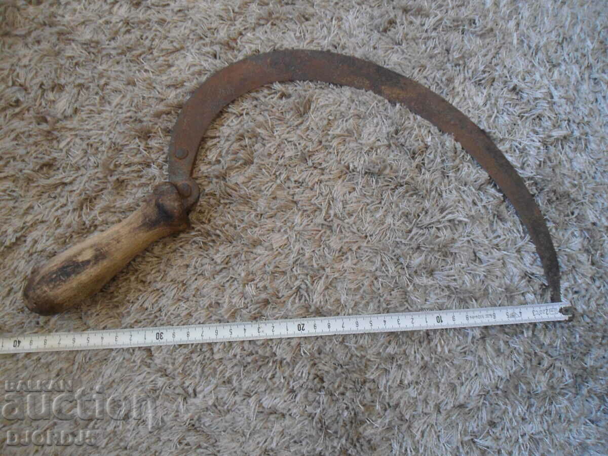 Old sickle, engraved, markings - 6 Old sickle, engraved, markings - 6
