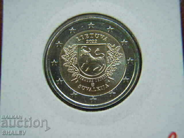 2 euro 2022 Litva "Suvalkija" (2) /Lithuania/ - Unc (2 euro) with price 9.89 BGN | € 5.06 2 euro 2022 Litva "Suvalkija" (2) /Lithuania/ - Unc (2 euro) with price 9.89 BGN | € 5.06