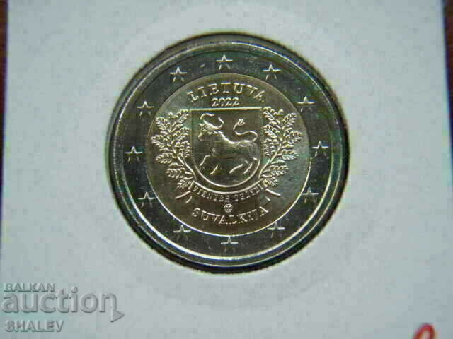 2 euro 2022 Litva "Suvalkija" (2) /Lithuania/ - Unc (2 euro) with price 9.89 BGN | € 5.06 2 euro 2022 Litva "Suvalkija" (2) /Lithuania/ - Unc (2 euro) with price 9.89 BGN | € 5.06