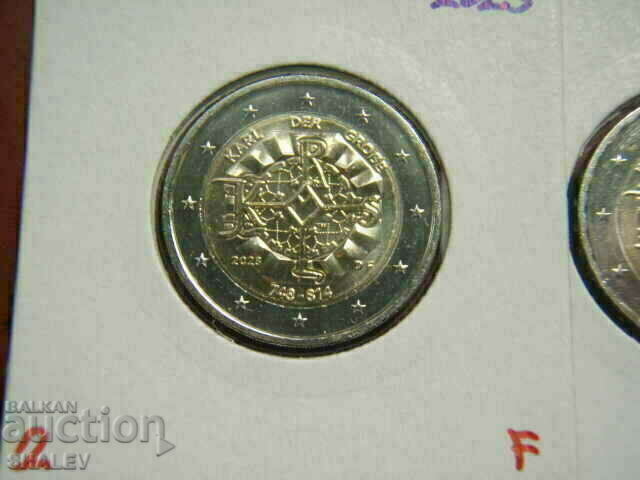 Auction  2 Euro 2023 Germany "Karl d'Grose" A,D,F,G,J Germany 2 euro