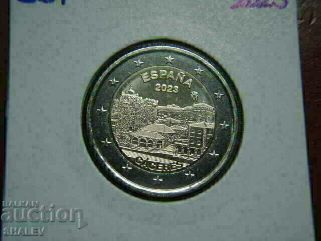 2 Euro 2023 Ισπανία "Caceres" /Ισπανία/ (1) - Unc (2 ευρώ) με τιμή € 5.69 | 11.13 BGN