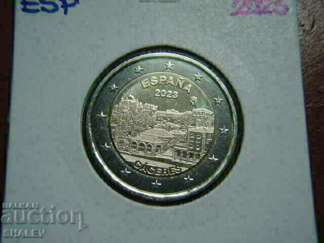 Delivery of 2 Euro 2023 Spain "Caceres" /Spain/ (1) - Unc (2 euros)