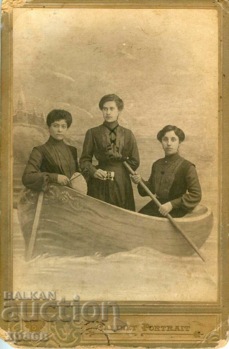 OLD PHOTO - CARDBOARD - SVETLINA BOYADJIAN - SHUMEN - 1075