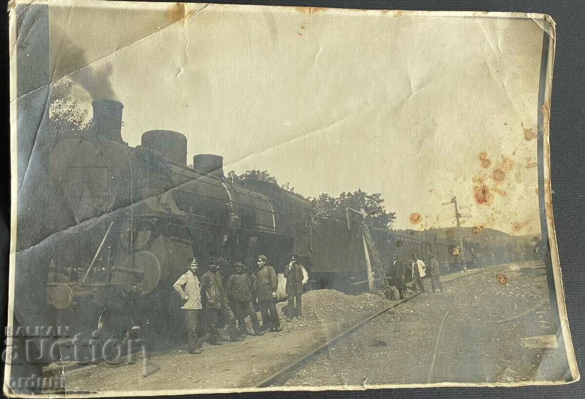 3512 Regatul Bulgariei tren și locomotivă militară PSV Macedonia