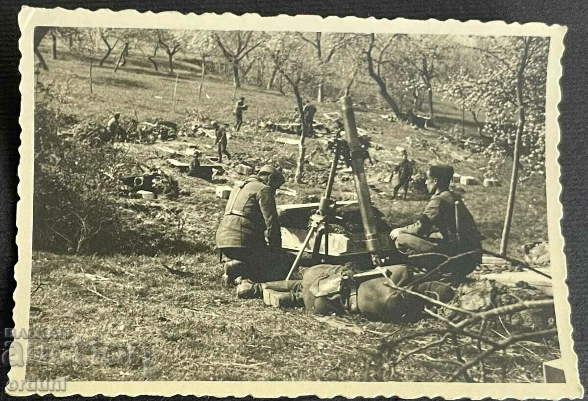 3513 Царство България войници стрелба минохвъргачки ВСВ
