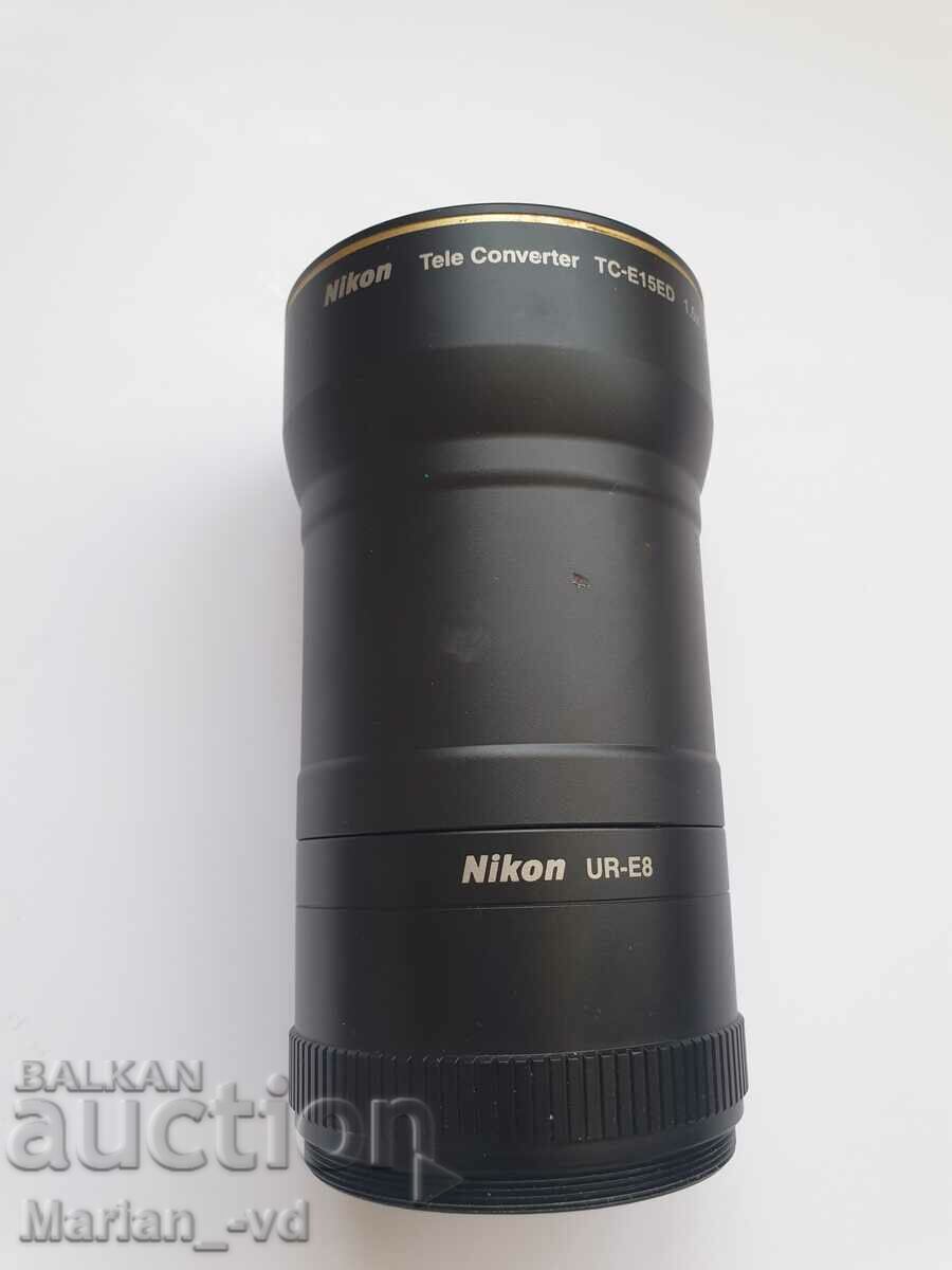 Παράδοση Φακός Nikon TC-E15ED 1,5x και δακτύλιος προσαρμογέα Nikon UR-E8 Παράδοση Φακός Nikon TC-E15ED 1,5x και δακτύλιος προσαρμογέα Nikon UR-E8