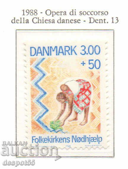 1988. Denmark. The relief measures of the Danish church.