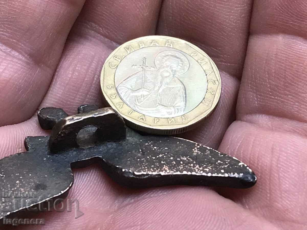 Auction  EAGLE BADGE BRONZE OLD MOUNTAIN EAGLE