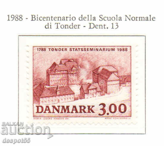 1988. Denmark. 200 years of Tønder Teacher Training College.