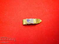 VECHE CLEMĂ DE BANI DIN BRONZ CU EMAIL