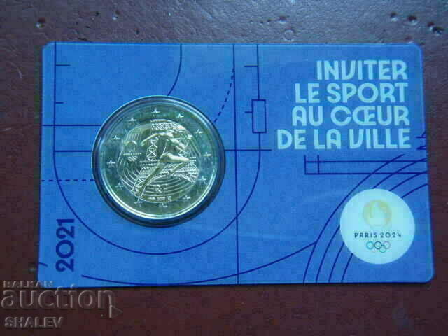 2 euro 2021 Franța „Olympiada Paris 2024” (2) Franța 2 euro - 5