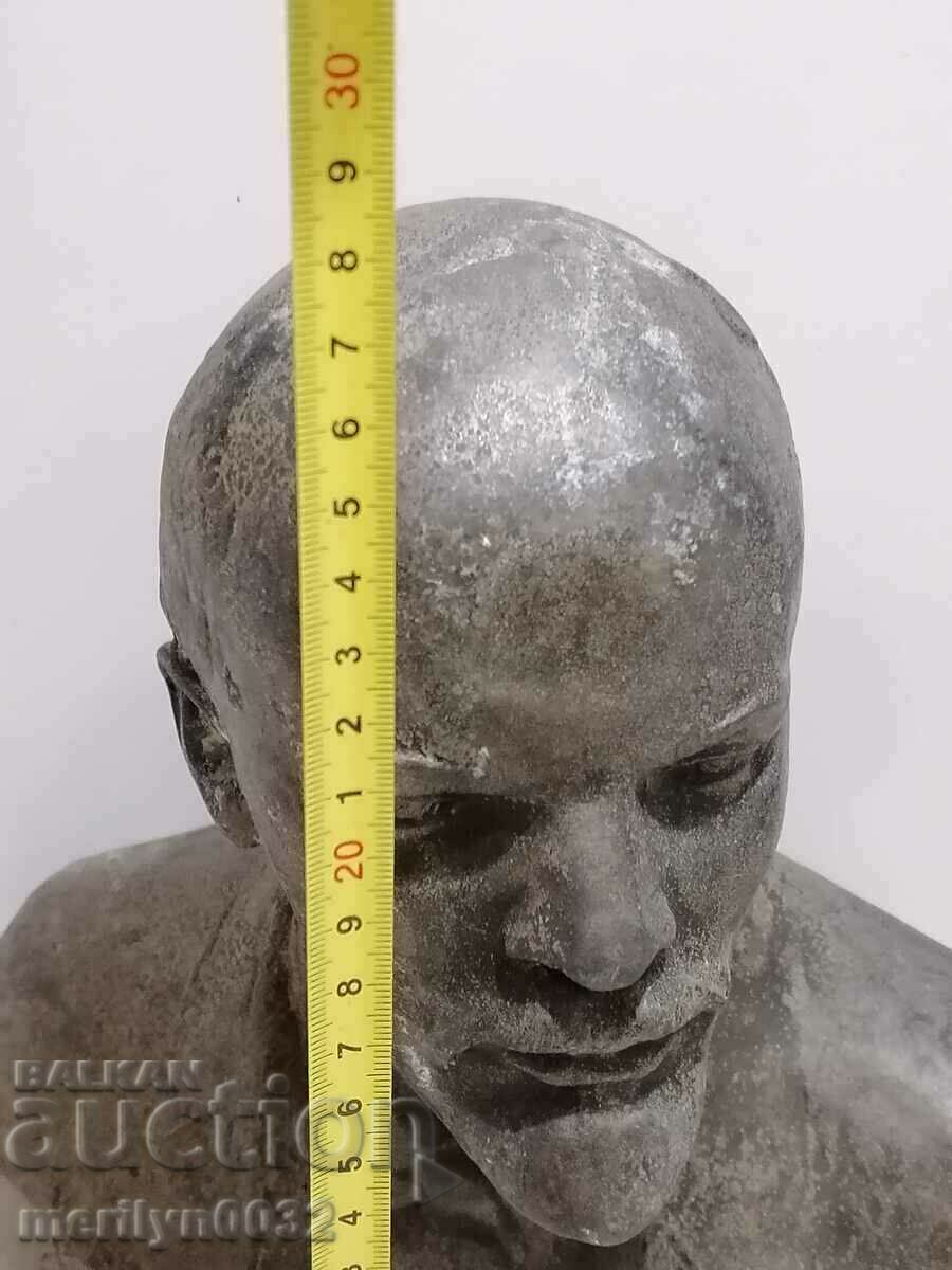 Aluminum bust of Lenin, figure, sculpture, statuette - 5 Aluminum bust of Lenin, figure, sculpture, statuette - 5