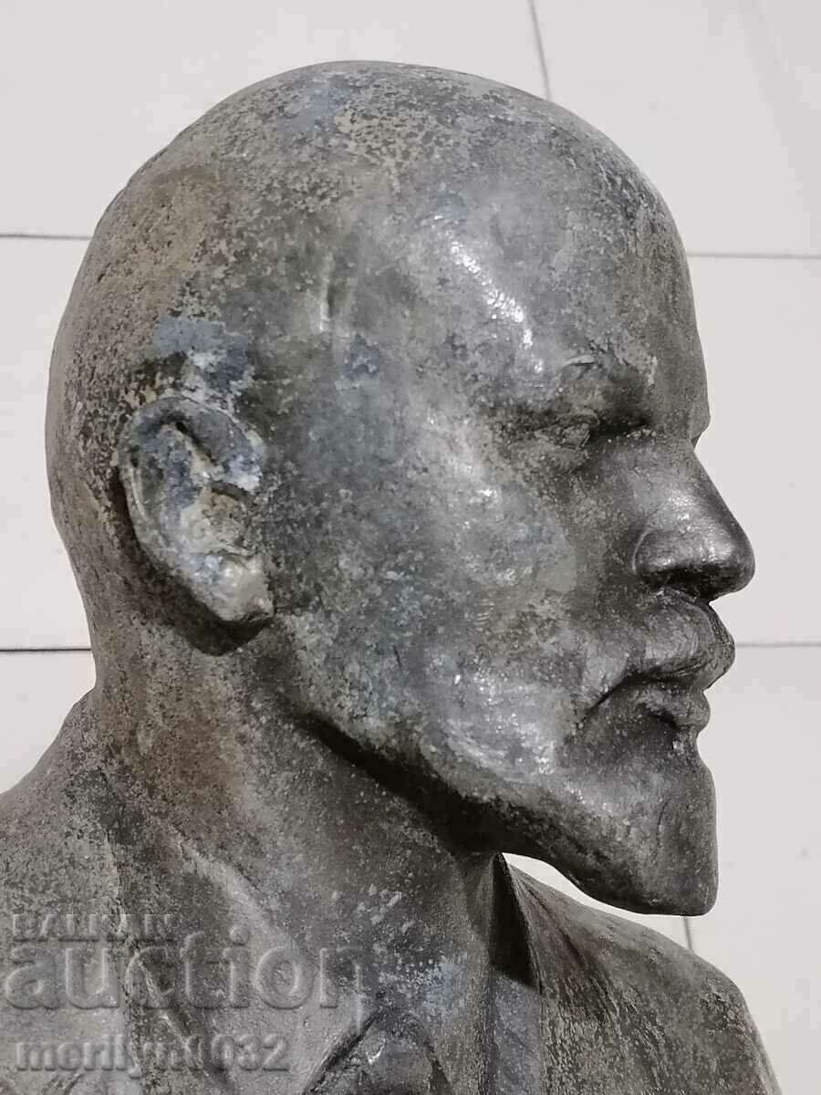 Aluminum bust of Lenin, figure, sculpture, statuette - 7 Aluminum bust of Lenin, figure, sculpture, statuette - 7