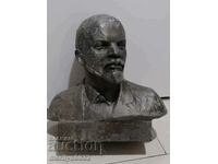 Bust din aluminiu al lui Lenin, figură, sculptură, statuetă