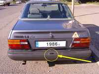 Ford Orion 1.4 Ghia 1986 - Lumina Placuta Spate