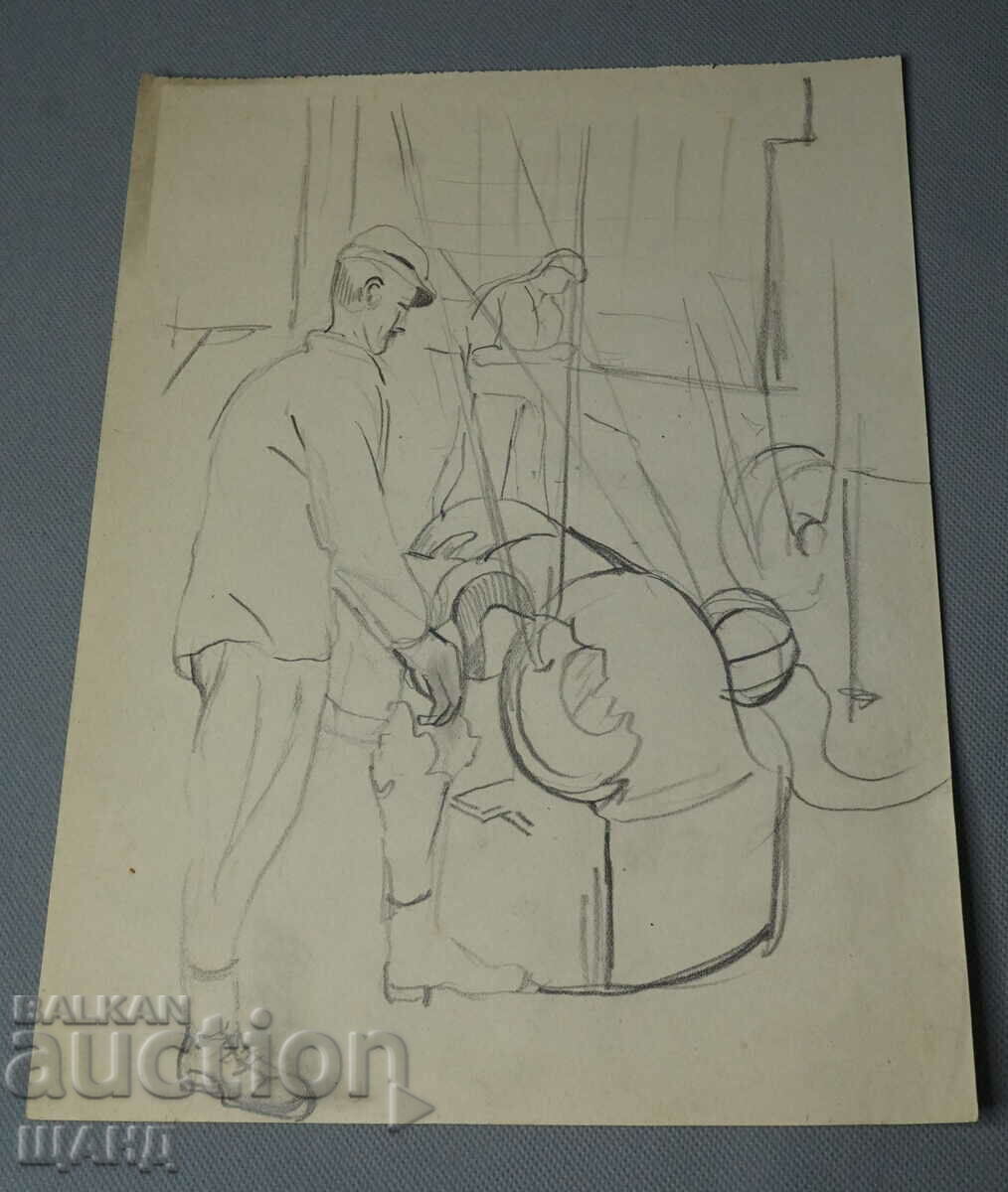 Αφίσα έργου με μολύβι Old Master Drawing