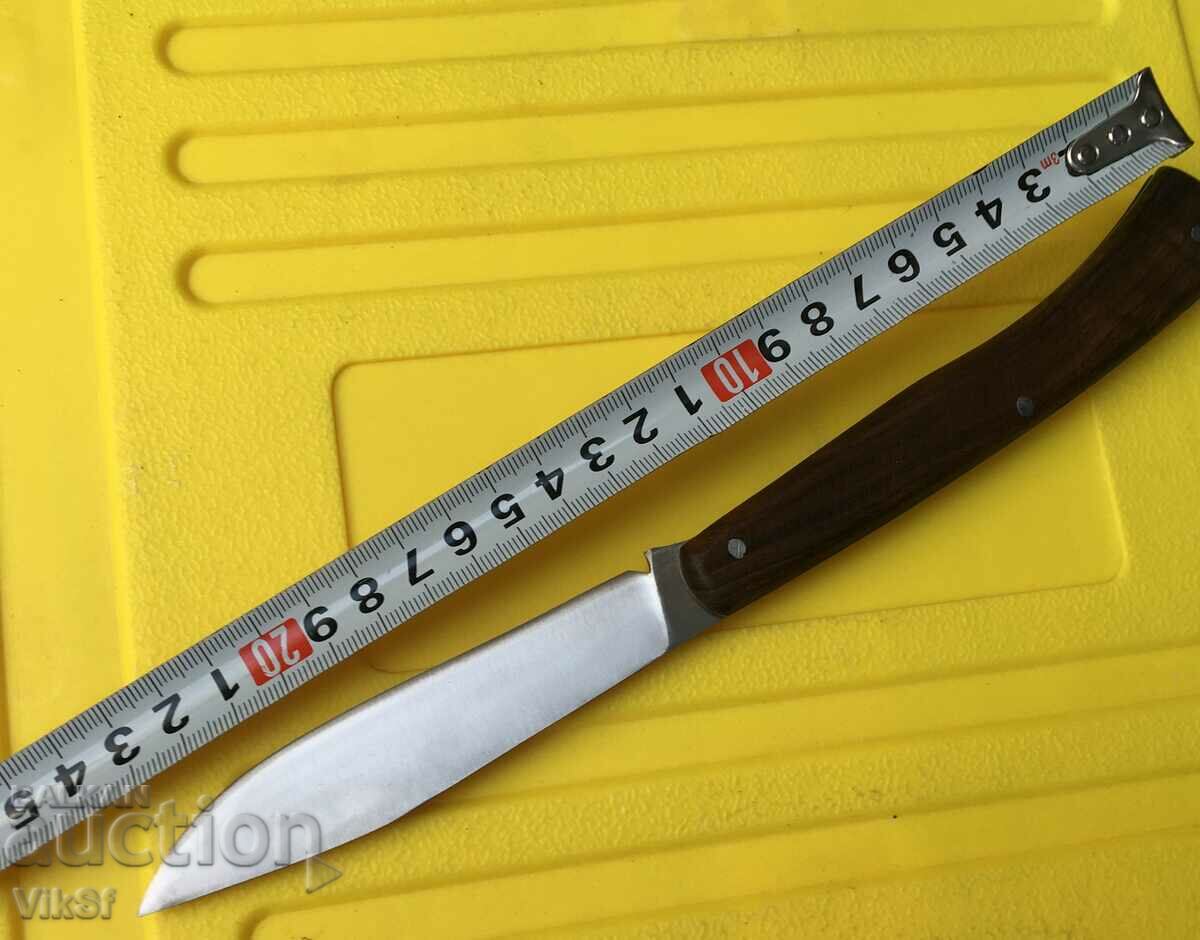 Πτυσσόμενο μαχαίρι Καρυδιά 11,5 x 245 - Γαλοπούλα / chikia /