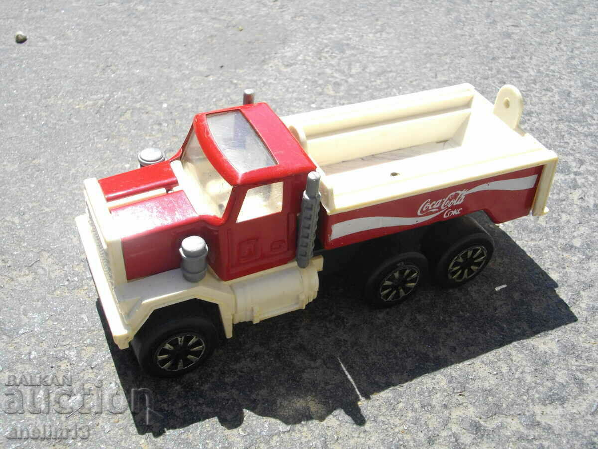 OLD COCA COLA TIN TOY TRUCK - 7 OLD COCA COLA TIN TOY TRUCK - 7