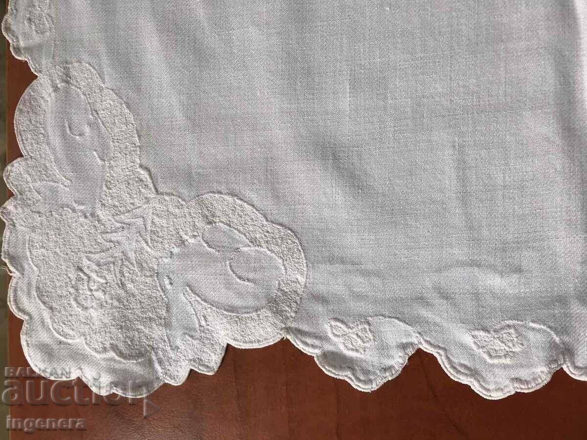 Delivery of DIAPER COTTON EMBROIDERY BABY ANTIQUE-90 X 90 CM