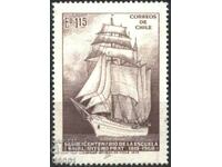 Clean stamp Ship 1972 from Chile