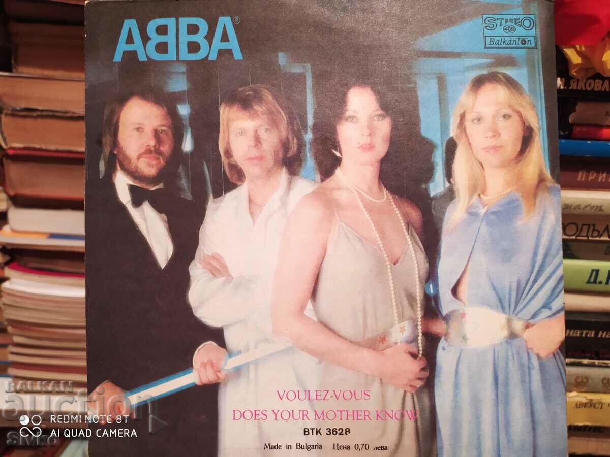 ABBA gramophone record