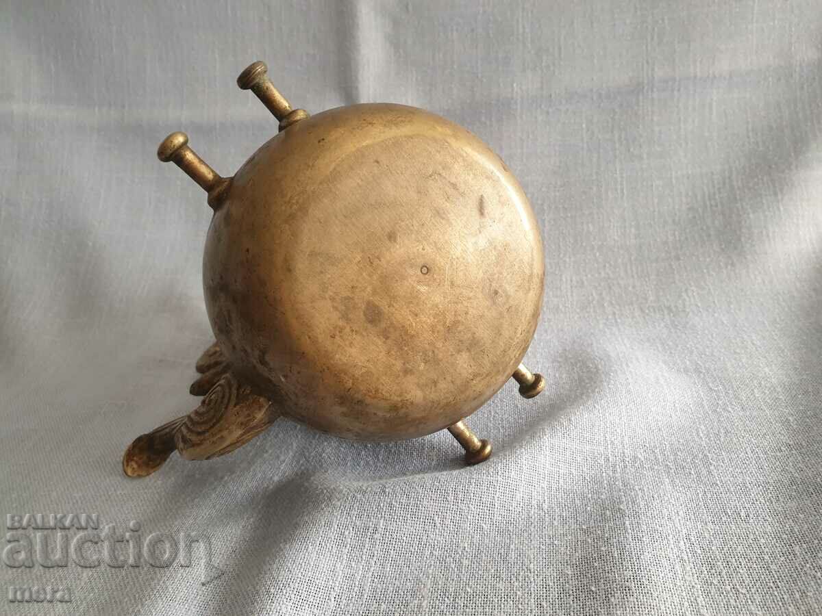 Antique cast solid bronze teapot - 5 Antique cast solid bronze teapot - 5