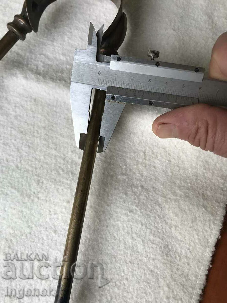 CLIP FOR FIREPLACE APPLIANCE BRASS BRONZE - 5