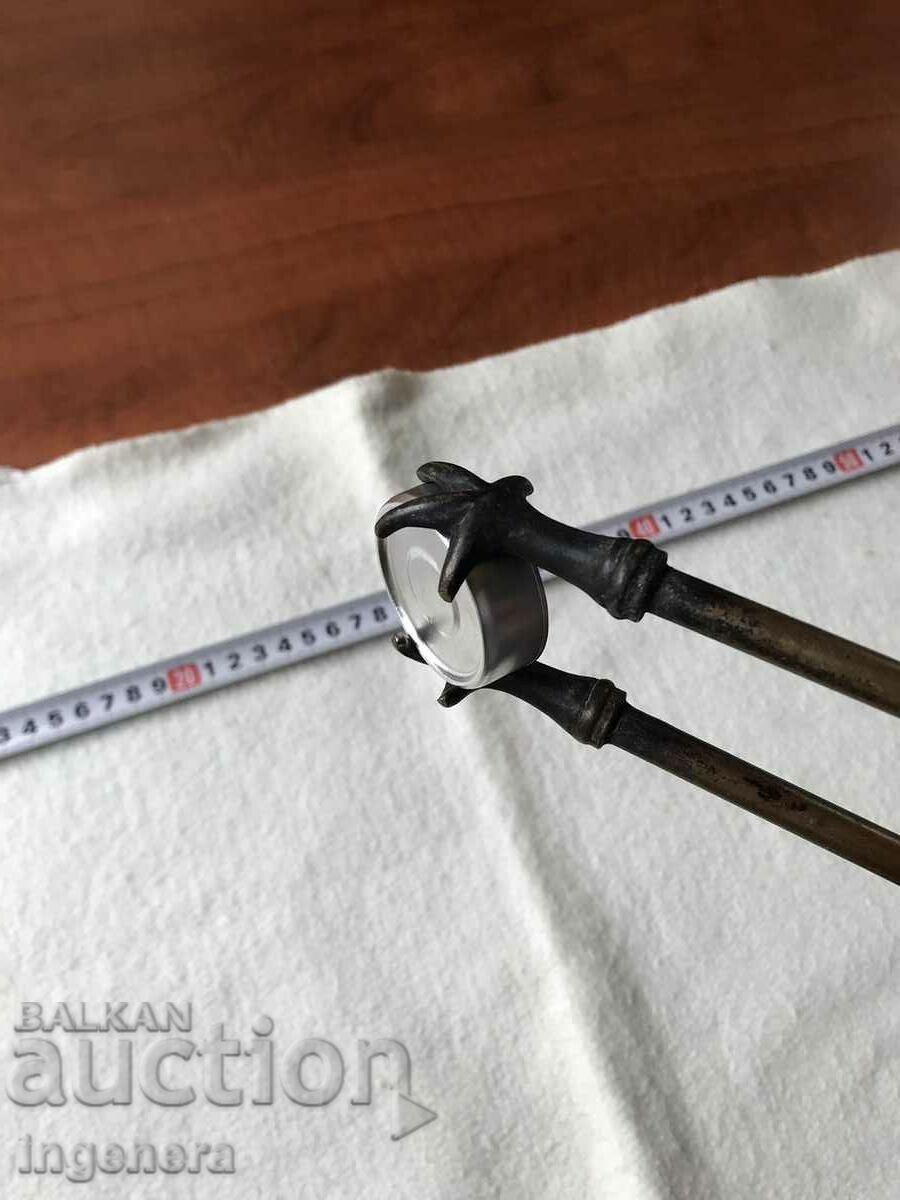 CLIP FOR FIREPLACE APPLIANCE BRASS BRONZE - 6