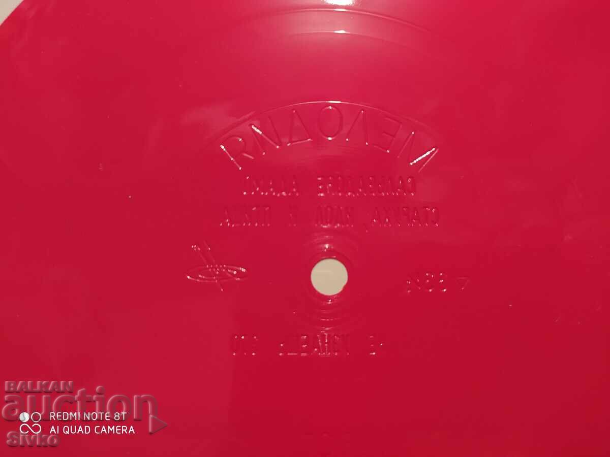 Delivery of Salvatore Adamo gramophone record Delivery of Salvatore Adamo gramophone record