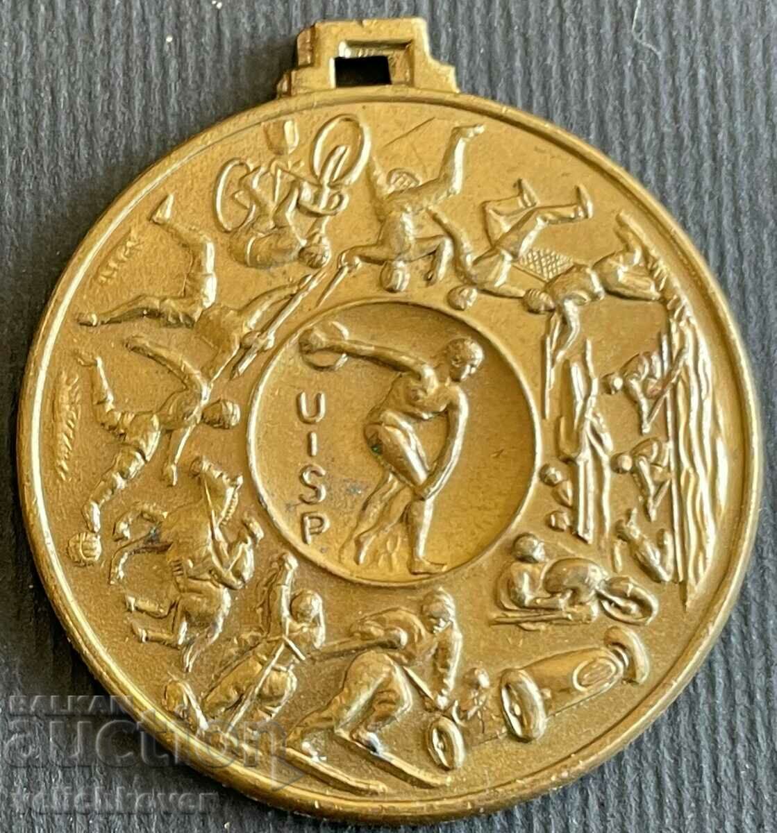 34767 Ιταλία μετάλλιο 20 ετών Σιδηροδρομικές Λέσχες 1968