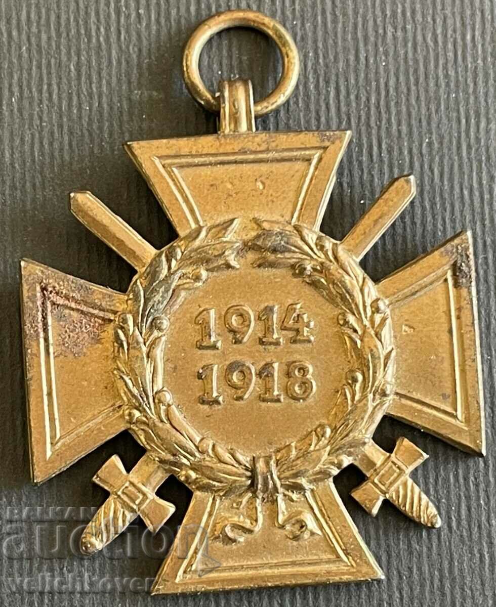 34769 Германия ветерански кръст участник ПСВ 1914-1918г.