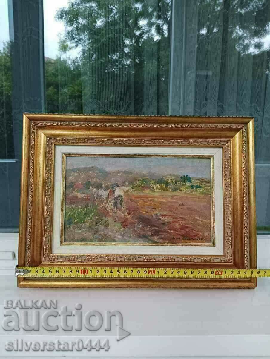 Painting by Asen Belkovski - famous and rare artist - 5 Painting by Asen Belkovski - famous and rare artist - 5