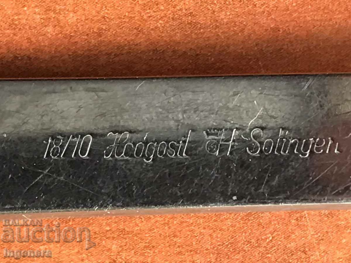 Auction  COLLECTIBLE SPOON "SOLINGEN" SOLINGEN GOLD PLATED