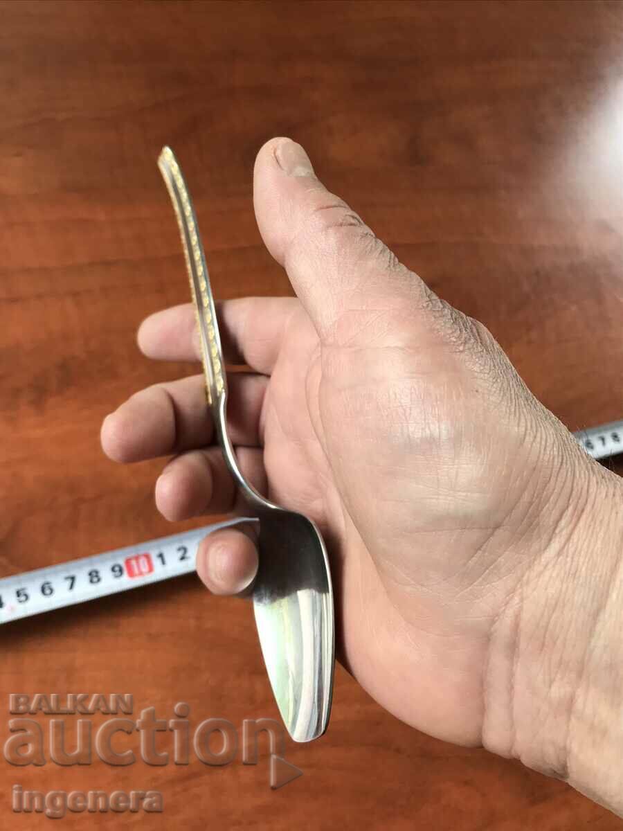 Delivery of COLLECTIBLE SPOON "SOLINGEN" SOLINGEN GOLD PLATED