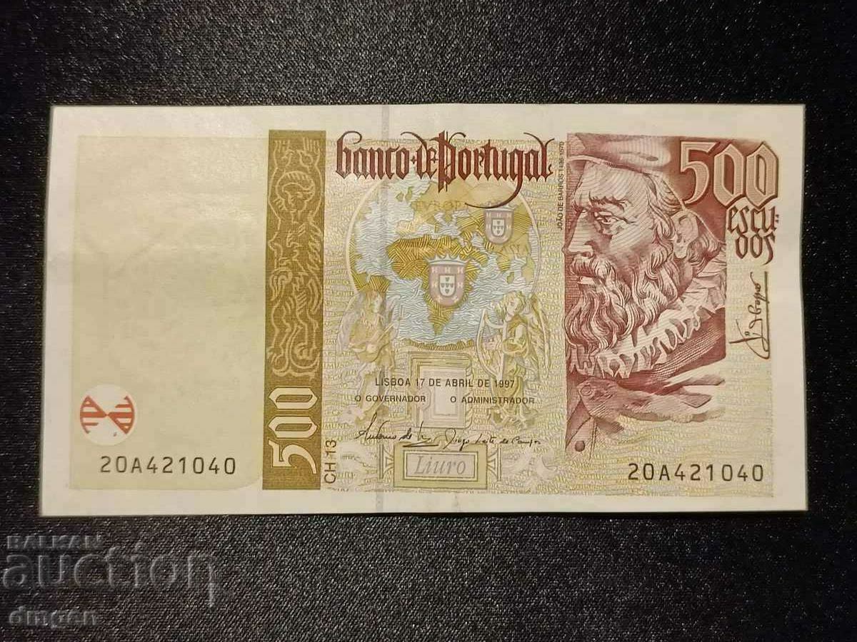 500 escudos 1997 Portugalia