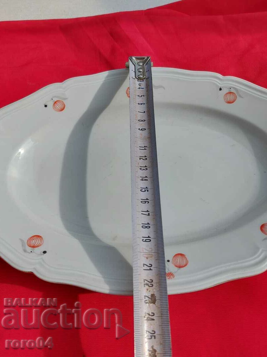 Auction  PLATEAU - PORCELAIN - KAHLA