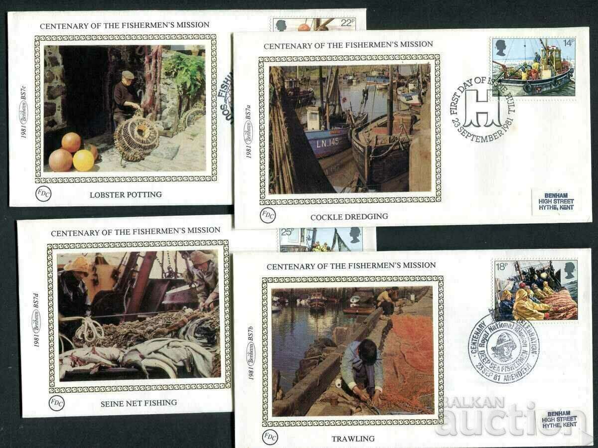 LOT 1981 Benham envelopes - 21 pieces - 5