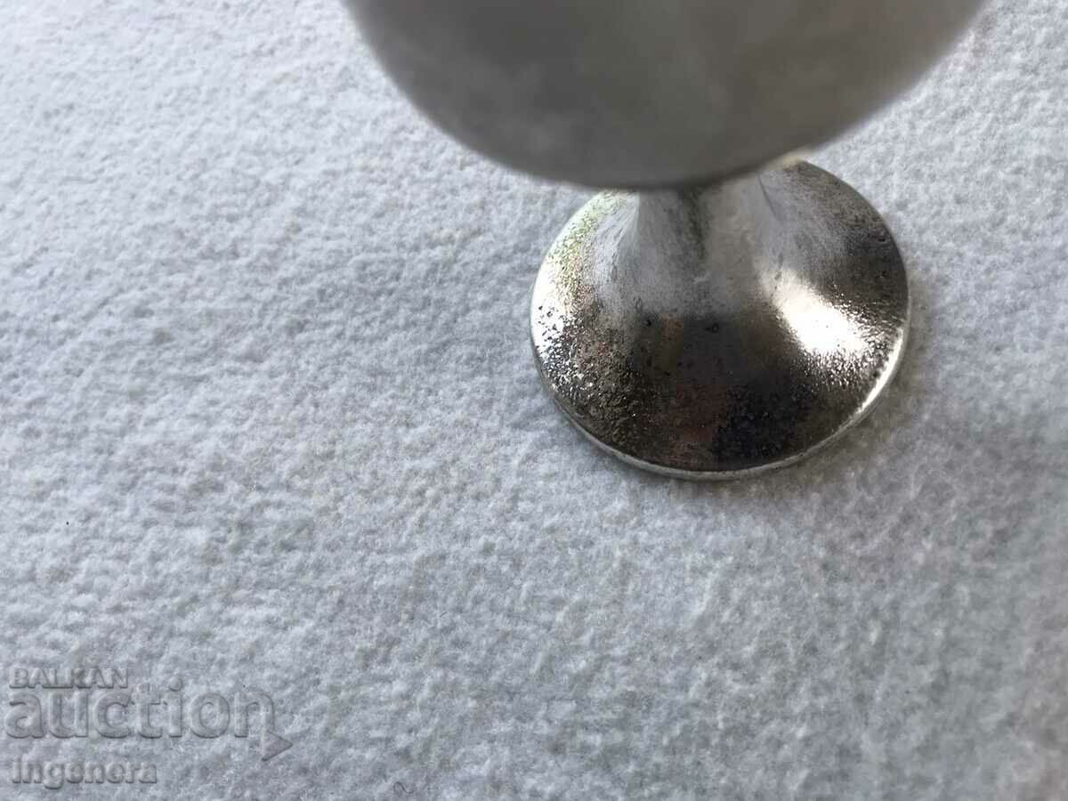 METAL GLASS SILVER PLATED CHAIR-100 ML - 7