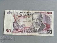 Bancnota - Austria - 50 de silingi | 1986