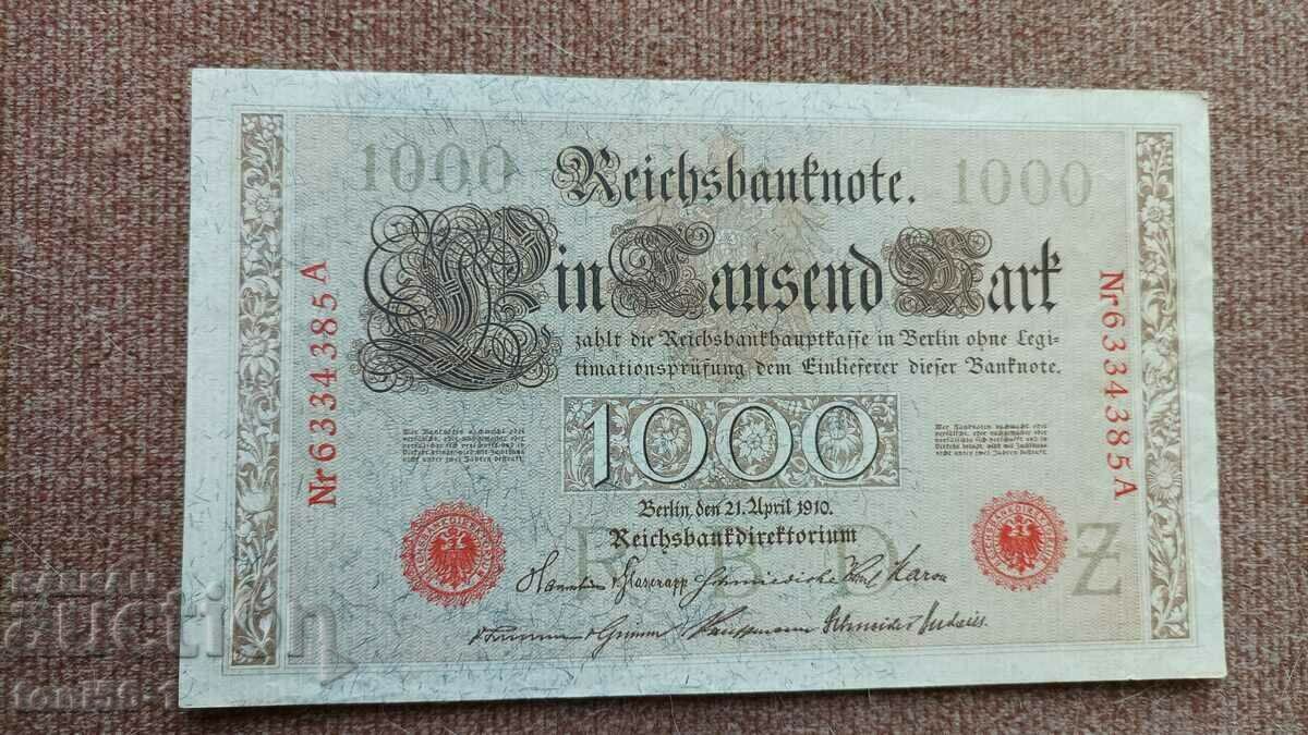 Germany 1,000 marks 21.04.1910