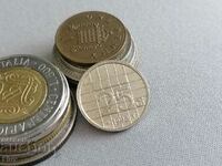 Монета - Нидерландия - 25 цента | 1992г.