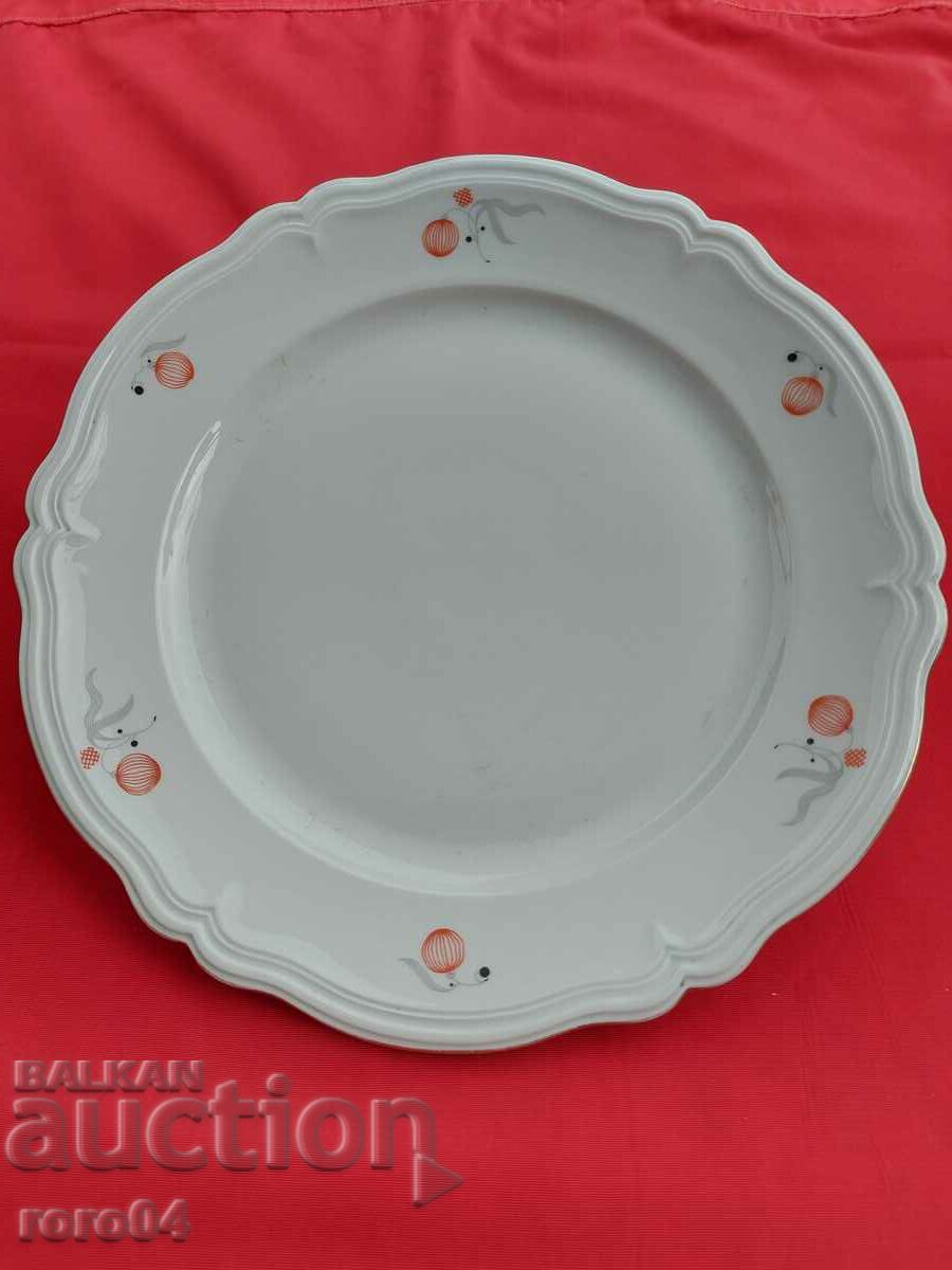 PLATE - PORCELAIN - KAHLA - 6 PLATE - PORCELAIN - KAHLA - 6
