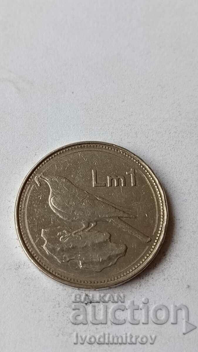 Malta 1 lira 1995