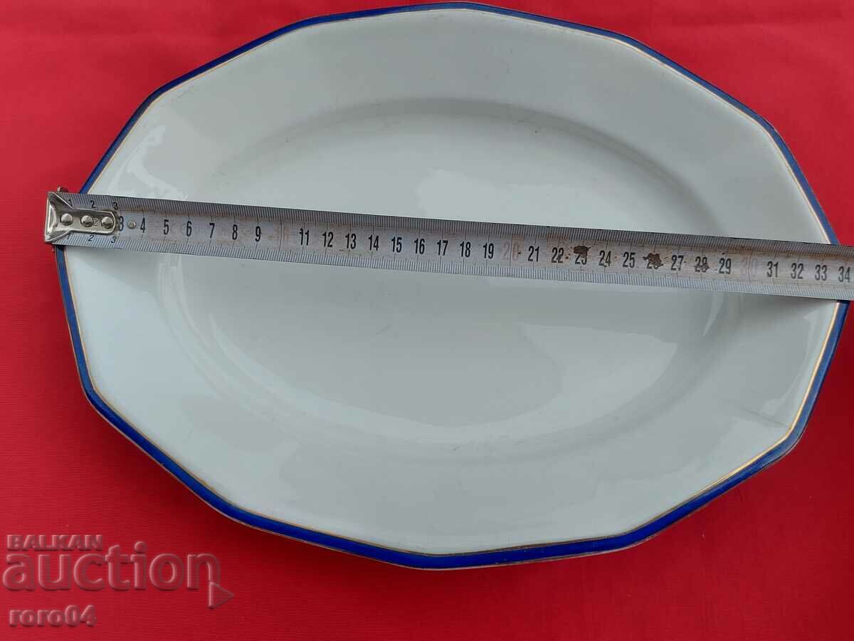 Auction PLATE - PORCELAIN - MARKED Auction PLATE - PORCELAIN - MARKED