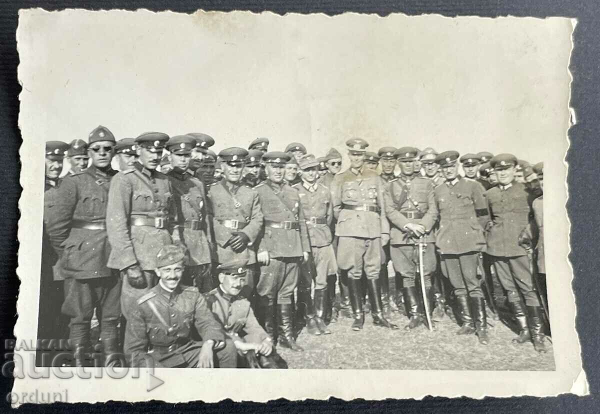 3547 Царство България група български германски офицери ВСВ