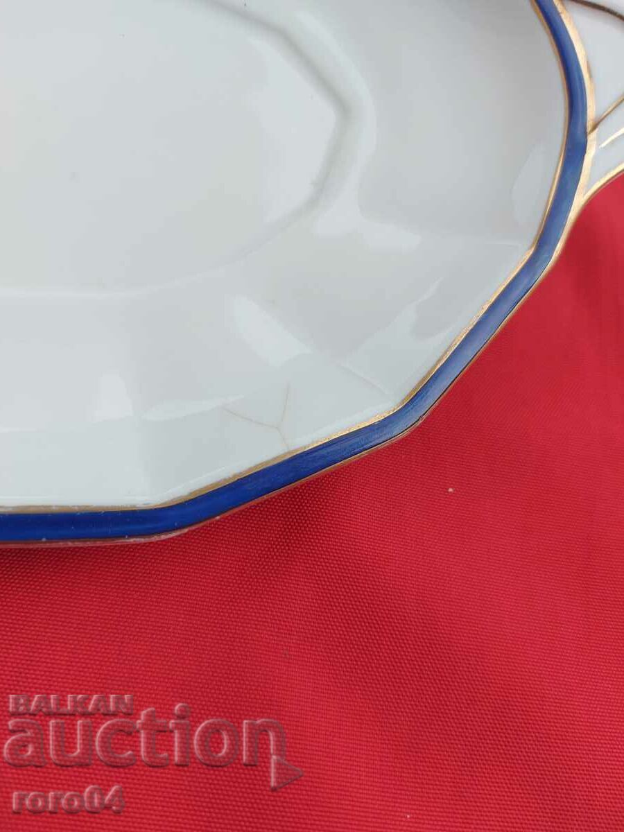 PLATE - PORCELAIN - MARKED with price 18.00 BGN | € 9.20 PLATE - PORCELAIN - MARKED with price 18.00 BGN | € 9.20