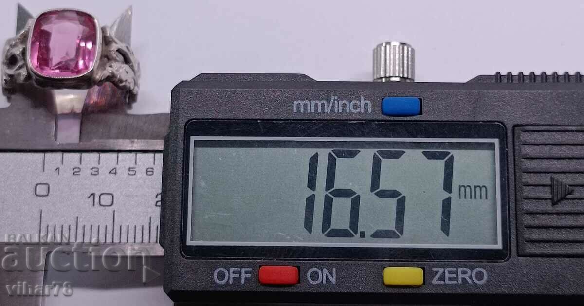 WOMEN'S SILVER RING - 5