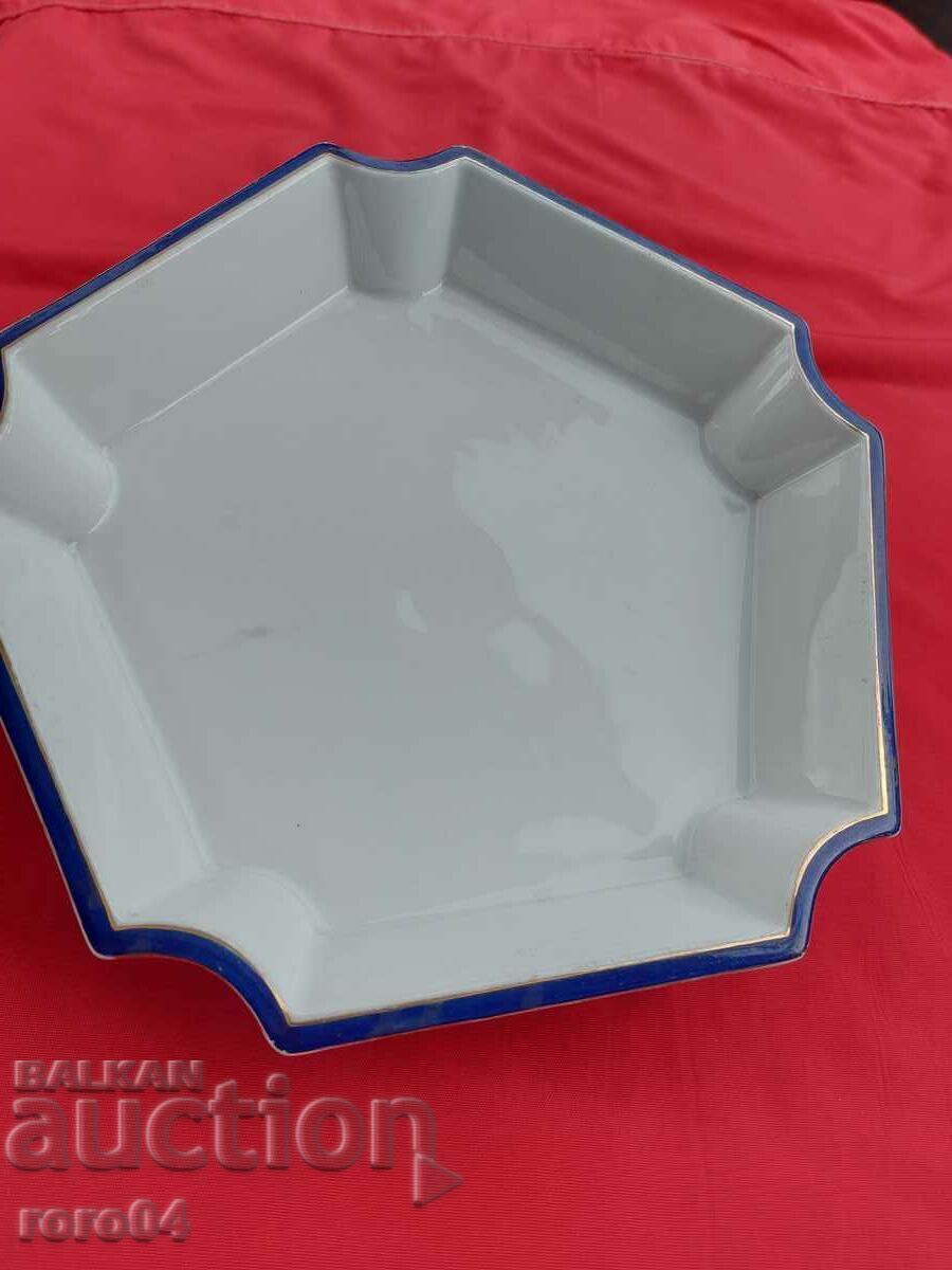 PLATE - PORCELAIN - MARKED - 7
