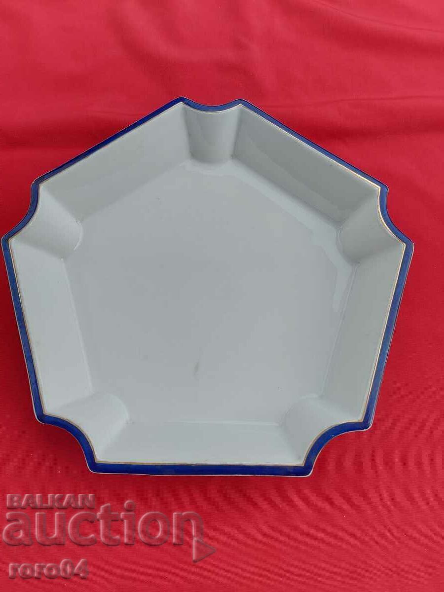 PLATE - PORCELAIN - MARKED